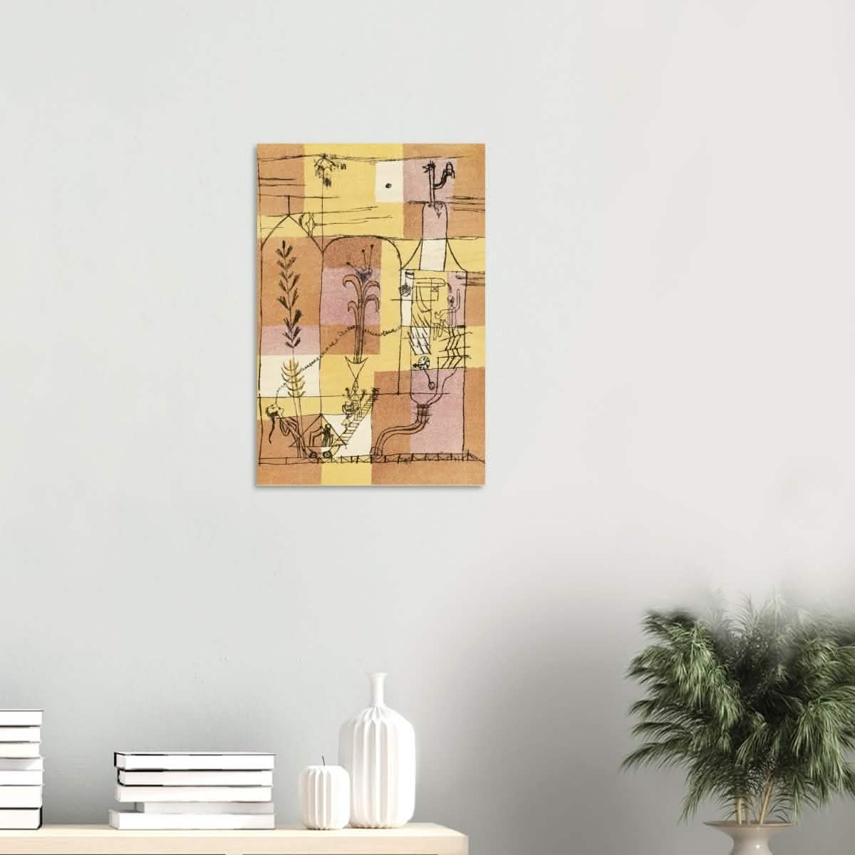In the Spirit of Hoffmann by Paul Klee - Wood Prints - 40x60 cm / 16x24″ - 20 mm