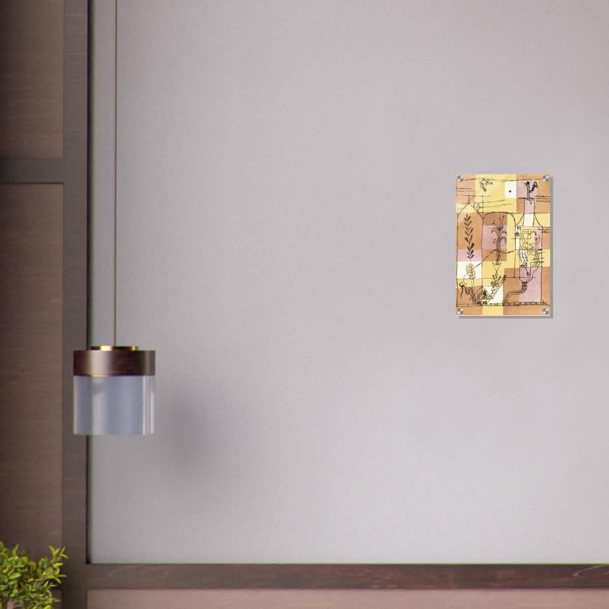 In the Spirit of Hoffmann by Paul Klee - Acrylic Print - 30x45 cm / 12x18″ -