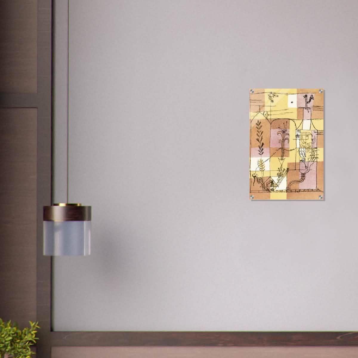 In the Spirit of Hoffmann by Paul Klee - Acrylic Print - 40x60 cm / 16x24″ -