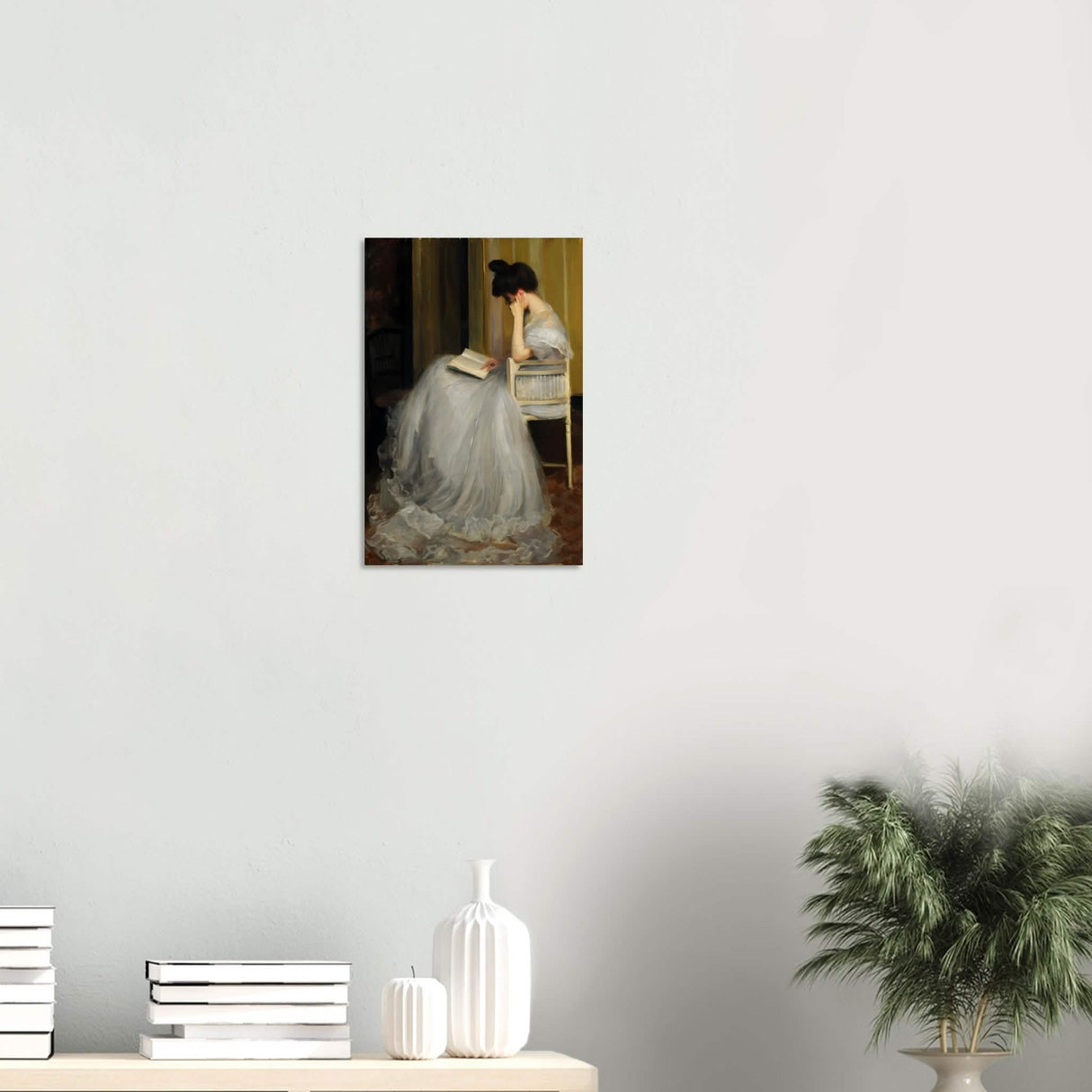 Jacques - Émile Blanche - The Readers Vintage Wall Art - Wood Prints - 30x45 cm / 12x18″ - 20 mm