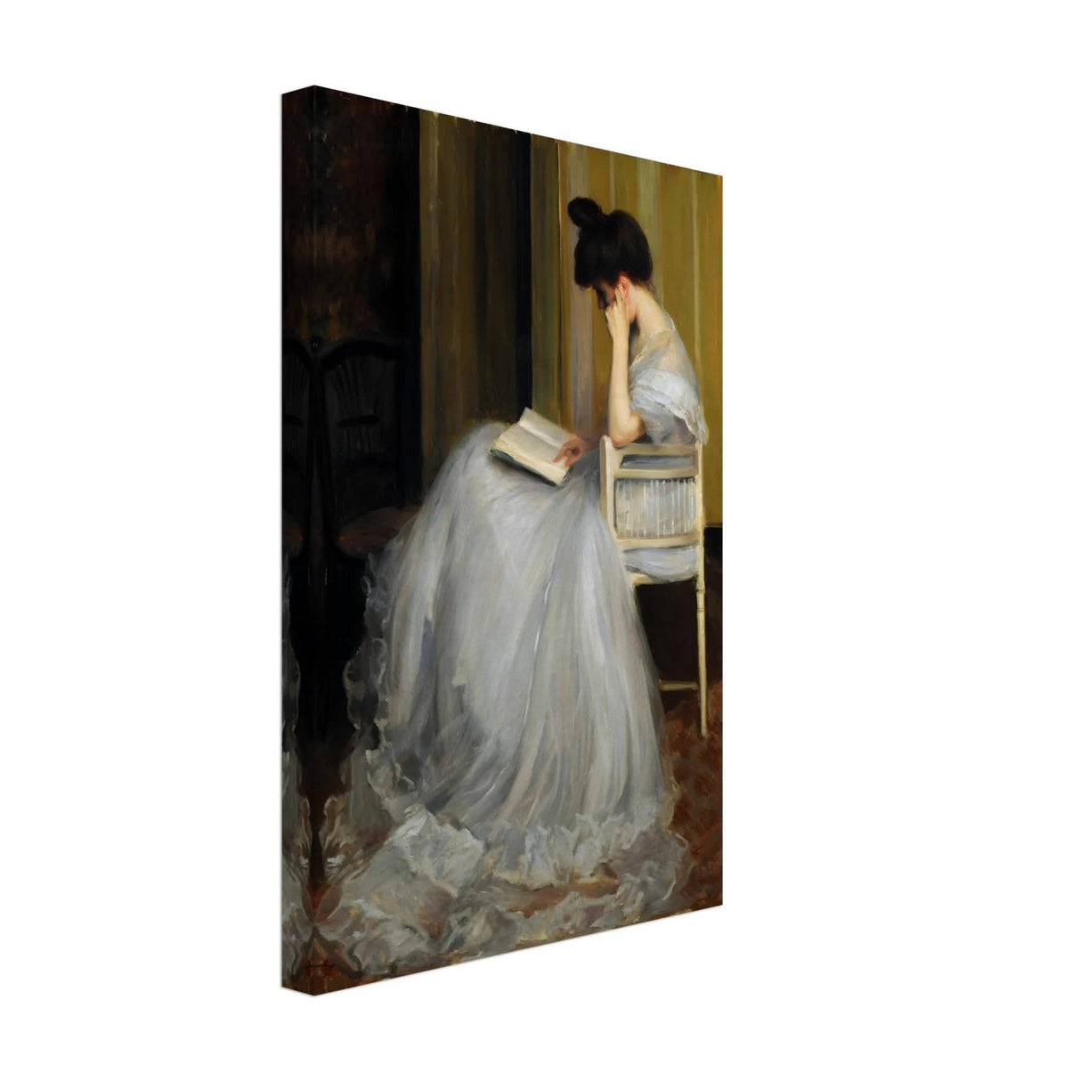 Jacques - Émile Blanche - The Readers Vintage Wall Art - Canvas - 30x45 cm / 12x18″ - Thick
