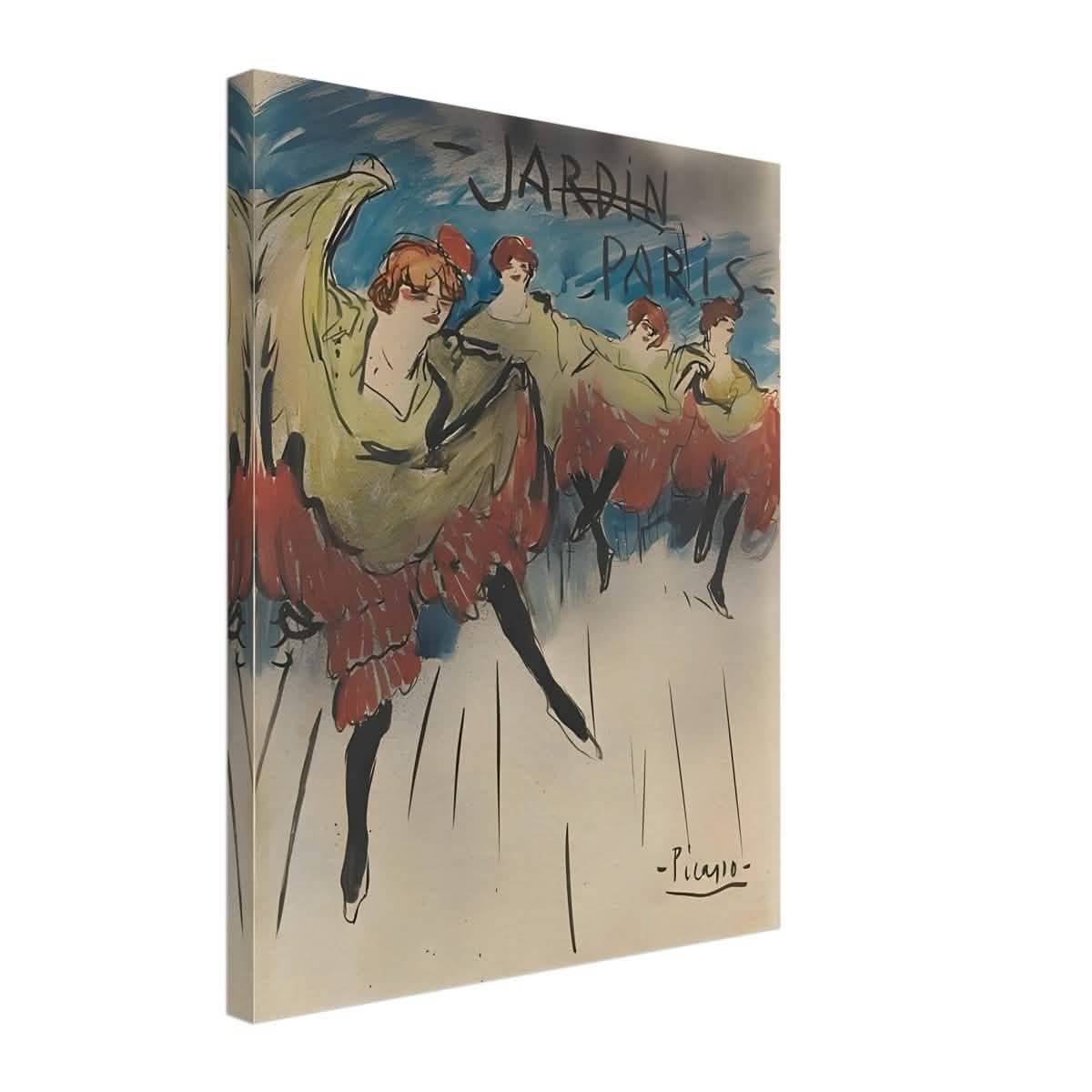 Jardin de Paris by Pablo Picasso | Post - Impressionist - Canvas - 40x50 cm / 16x20″ -