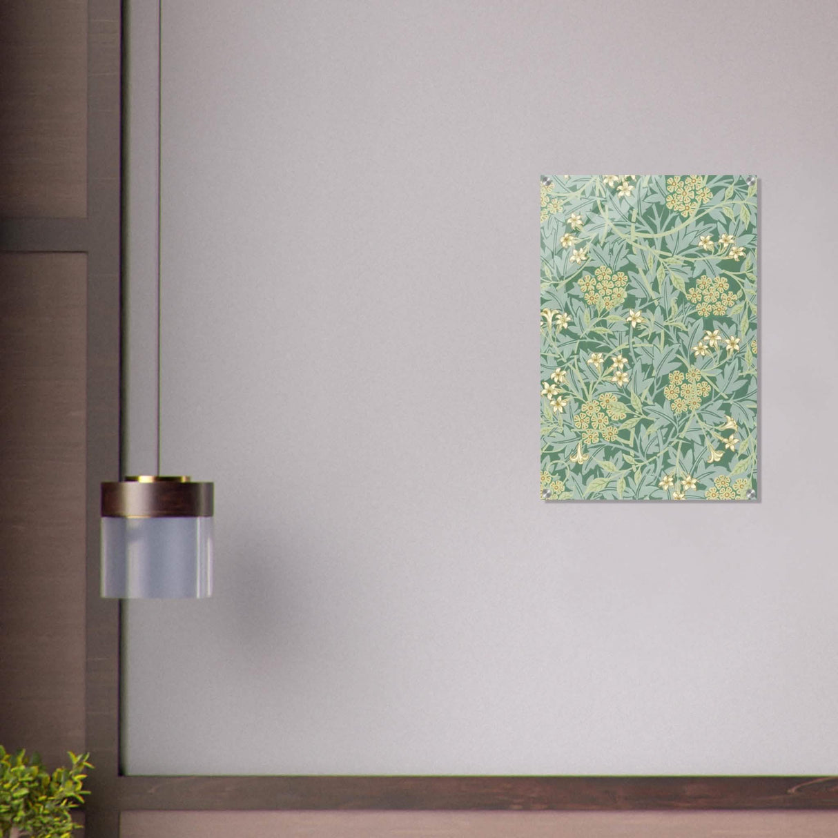 Jasmin by William Morris - Acrylic Print - 50x75 cm / 20x30″ -