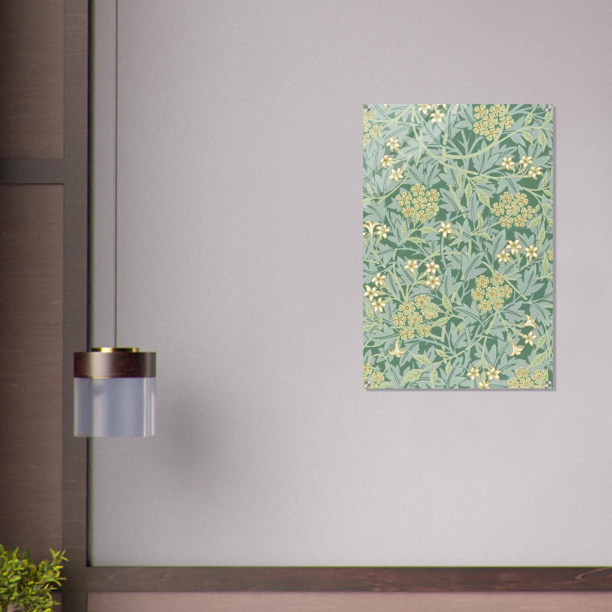 Jasmin by William Morris - Acrylic Print - 60x90 cm / 24x36″ -