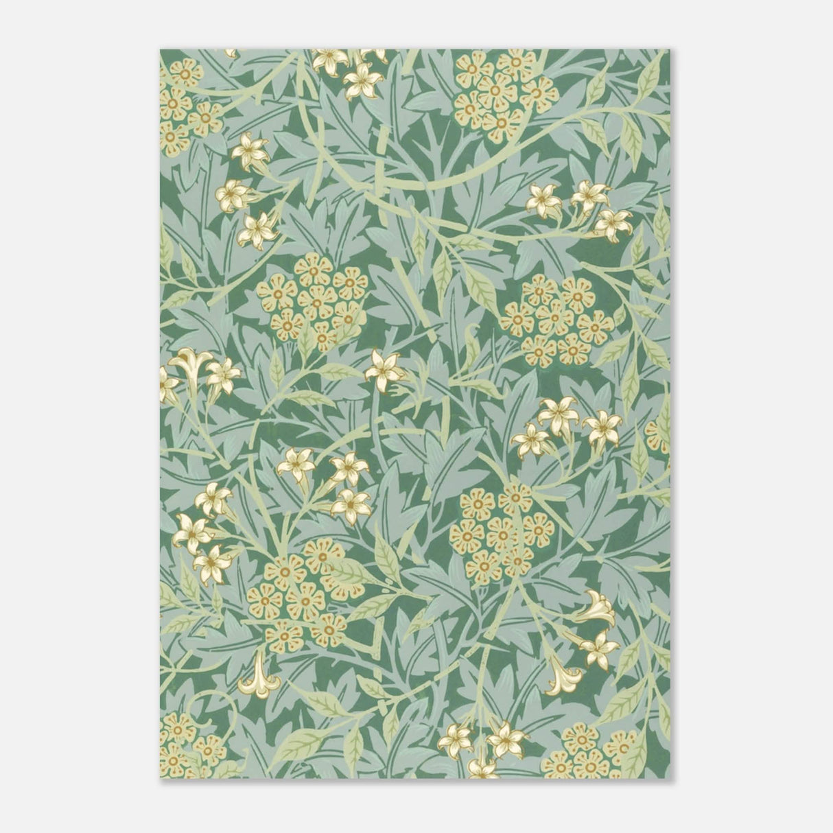 Jasmin by William Morris - Aluminum Print - 70x100 cm / 28x40″ -