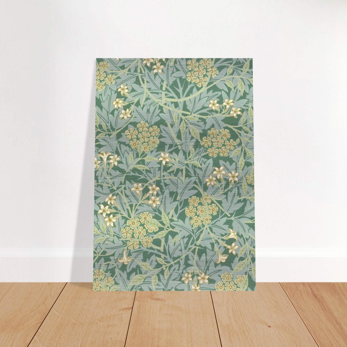 Jasmin by William Morris - Brushed Aluminum Print - 70x100 cm / 28x40″ -