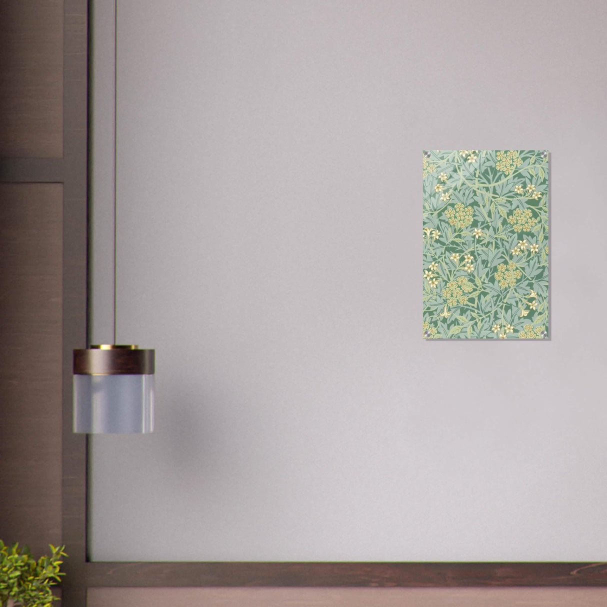 Jasmin by William Morris - Acrylic Print - 40x60 cm / 16x24″ -