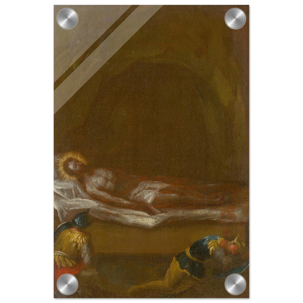 Jesus is Laid in the Tomb – Baroque Sacred Art Print - Acrylic Print - 20x30 cm / 8x12″ -