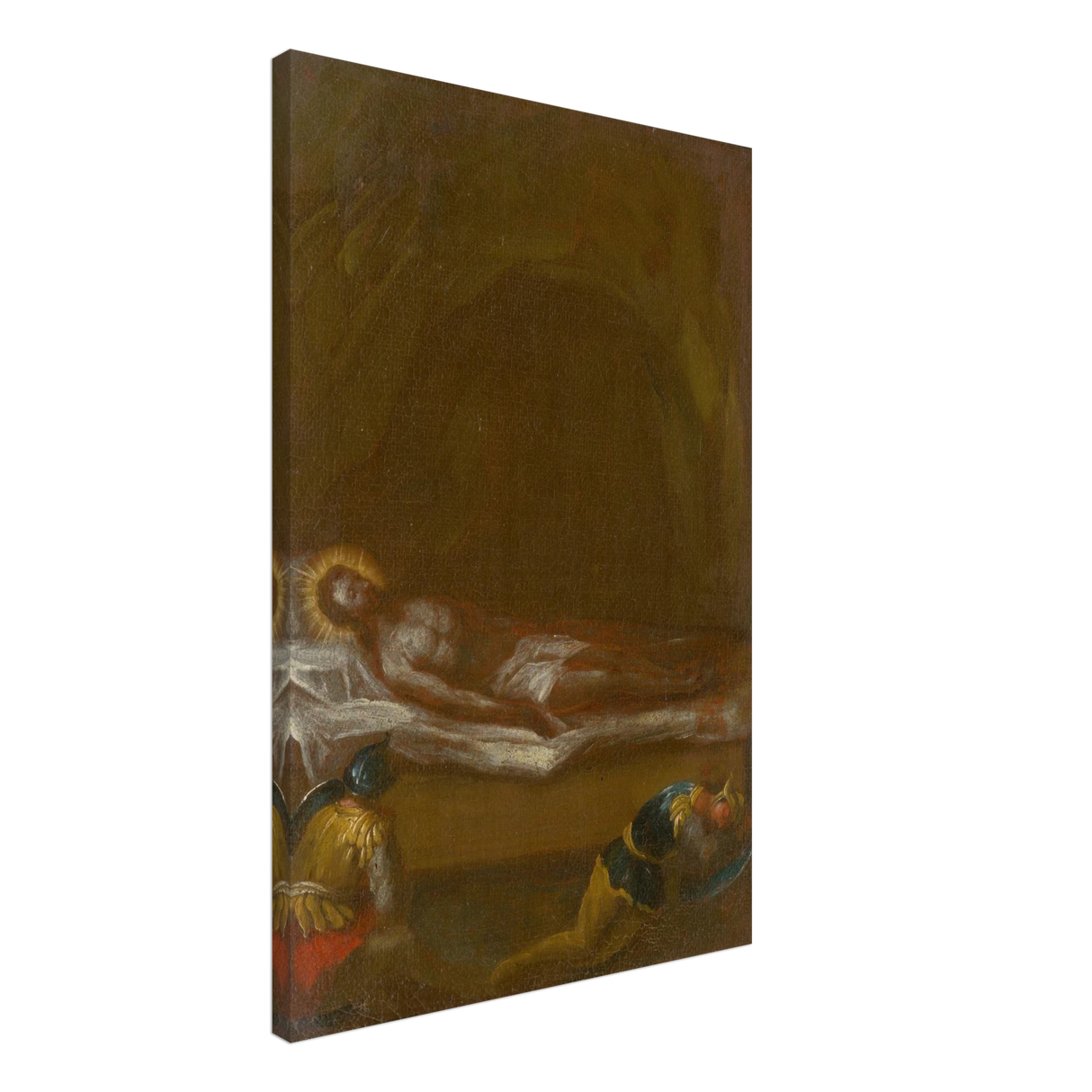 Jesus is Laid in the Tomb – Baroque Sacred Art Print - Canvas - 50x75 cm / 20x30″ -