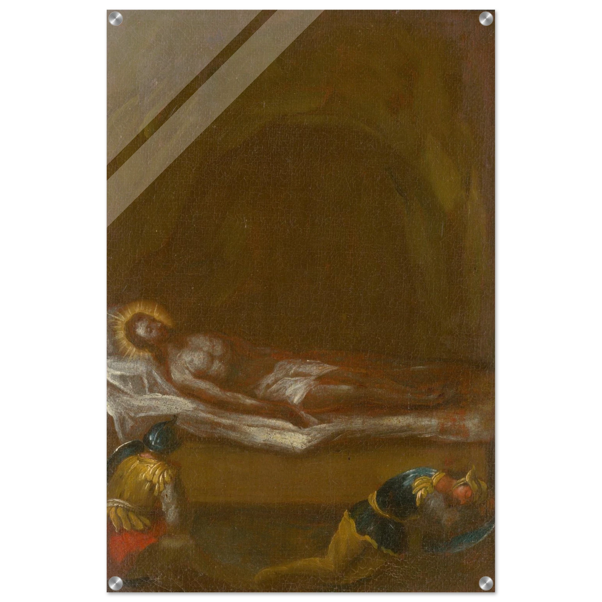 Jesus is Laid in the Tomb – Baroque Sacred Art Print - Acrylic Print - 60x90 cm / 24x36″ -