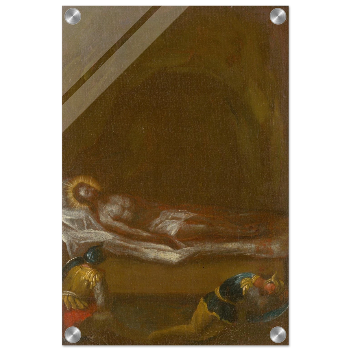 Jesus is Laid in the Tomb – Baroque Sacred Art Print - Acrylic Print - 30x45 cm / 12x18″ -