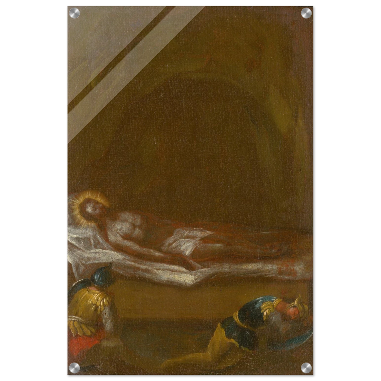 Jesus is Laid in the Tomb – Baroque Sacred Art Print - Acrylic Print - 50x75 cm / 20x30″ -