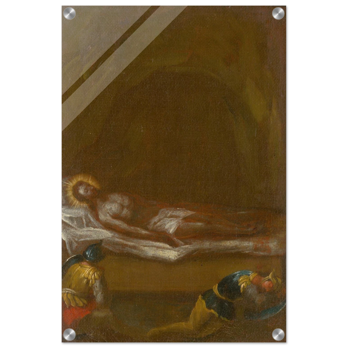 Jesus is Laid in the Tomb – Baroque Sacred Art Print - Acrylic Print - 40x60 cm / 16x24″ -