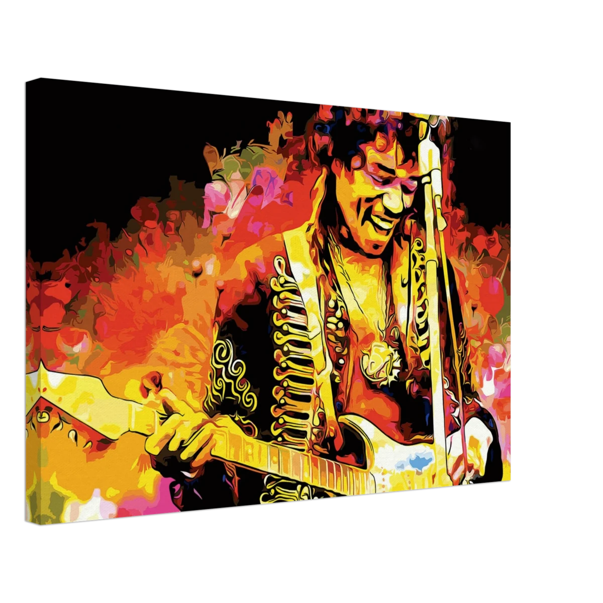 Jimi Hendrix | A Tribute to the Legend of Rock - 40x60 cm / 16x24″ - Canvas -