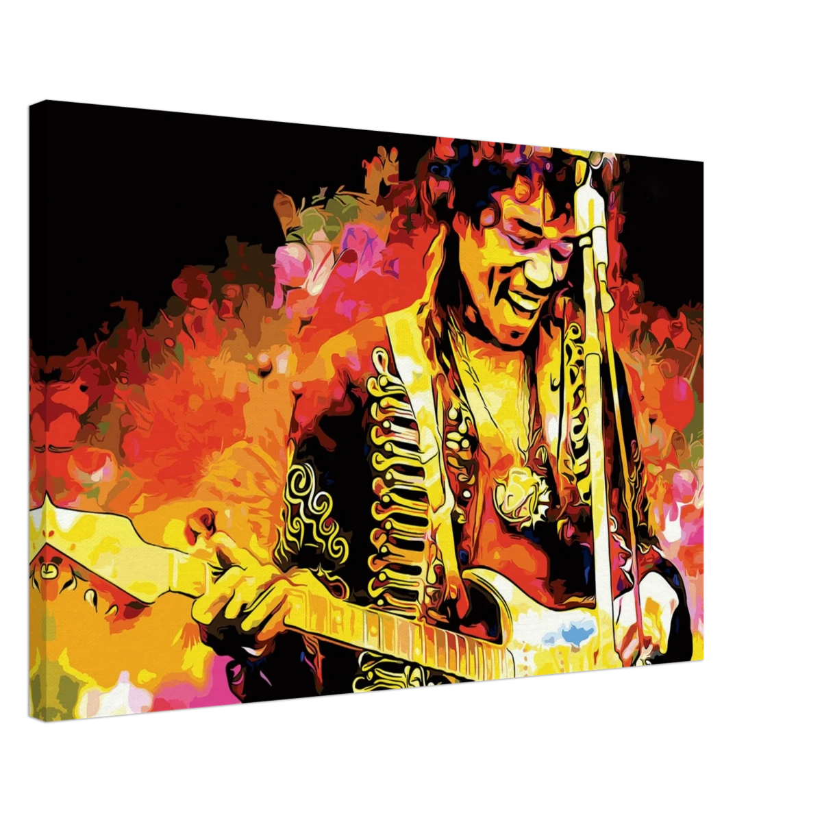 Jimi Hendrix | A Tribute to the Legend of Rock - 50x75 cm / 20x30″ - Canvas -
