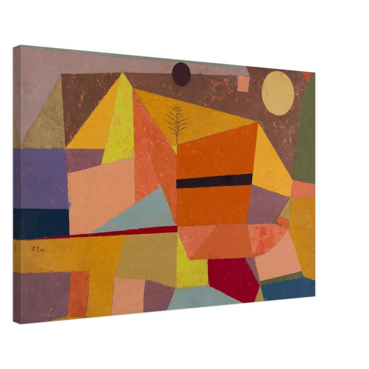 Joyful Mountain by Paul Klee - Canvas - 50x75 cm / 20x30″ - Slim