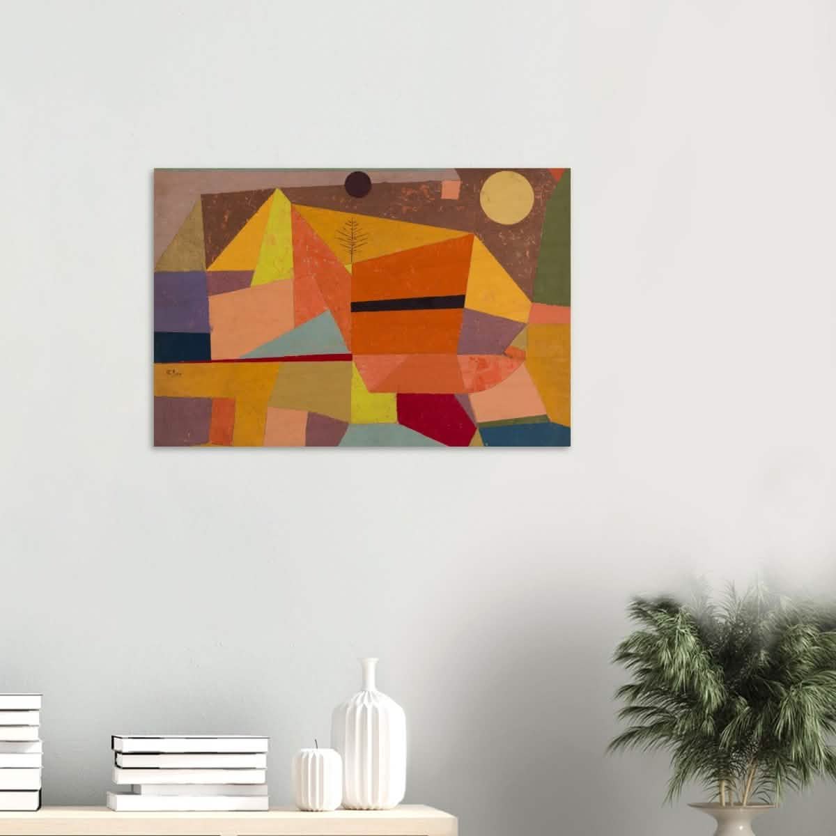 Joyful Mountain by Paul Klee - Wood Prints - 50x75 cm / 20x30″ - 10 mm