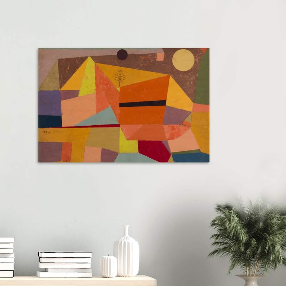 Joyful Mountain by Paul Klee - Wood Prints - 60x90 cm / 24x36″ - 20 mm