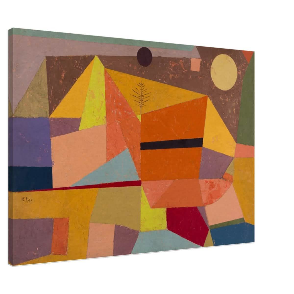 Joyful Mountain by Paul Klee - Canvas - 70x100 cm / 28x40″ - Slim