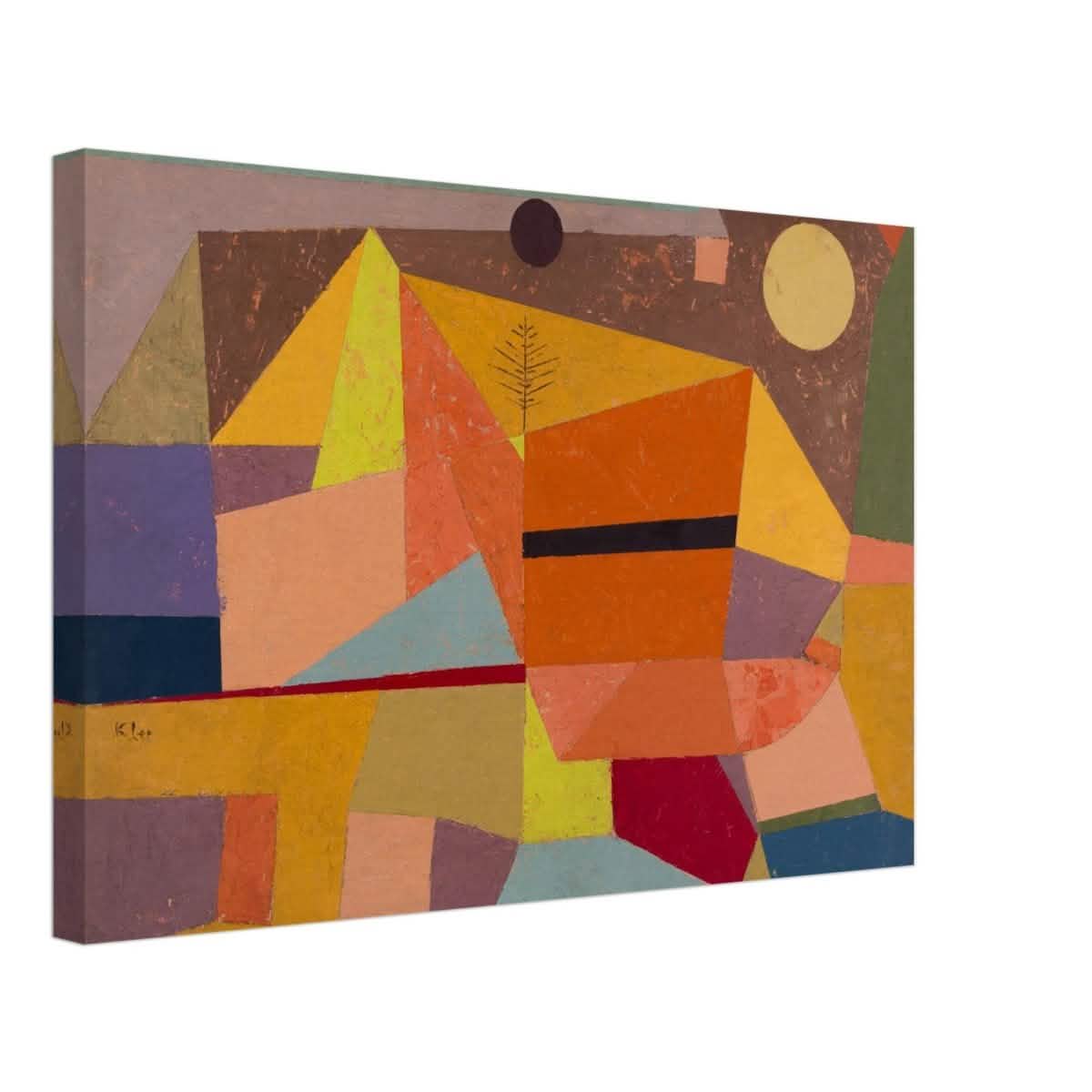 Joyful Mountain by Paul Klee - Canvas - 40x60 cm / 16x24″ - Thick