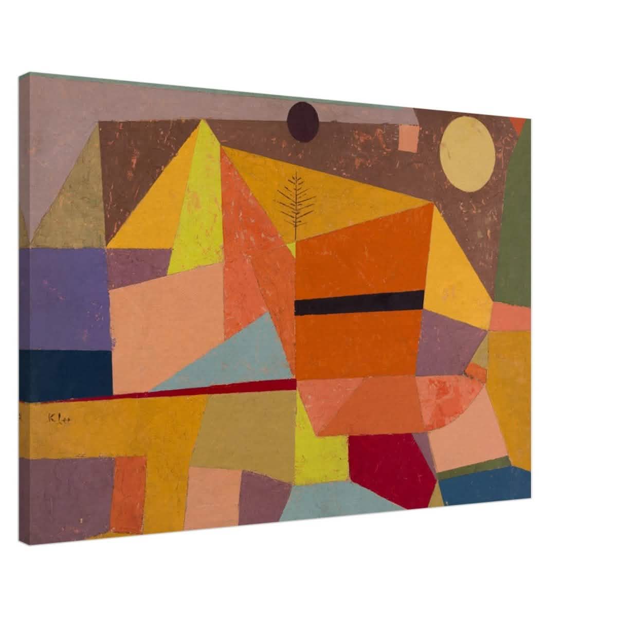 Joyful Mountain by Paul Klee - Canvas - 60x90 cm / 24x36″ - Slim