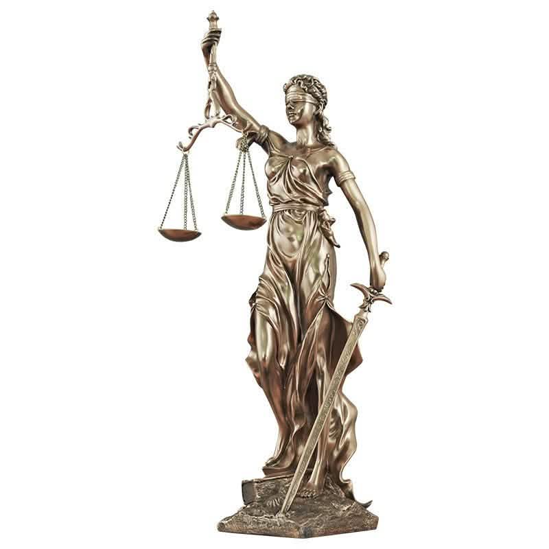 Justice Goddess Statue – Modern Luxury Décor - Small -