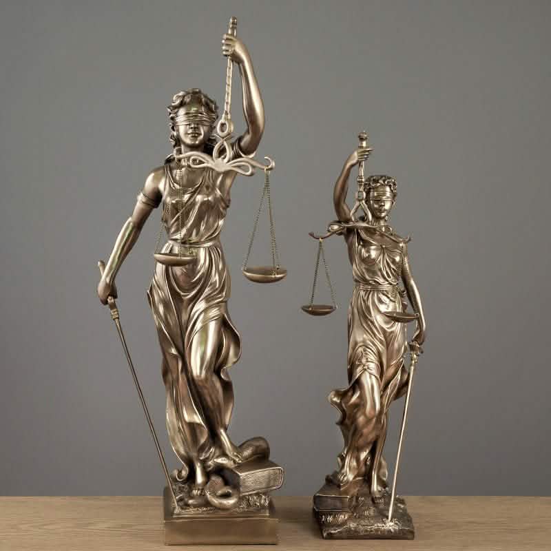 Justice Goddess Statue – Modern Luxury Décor - Small -