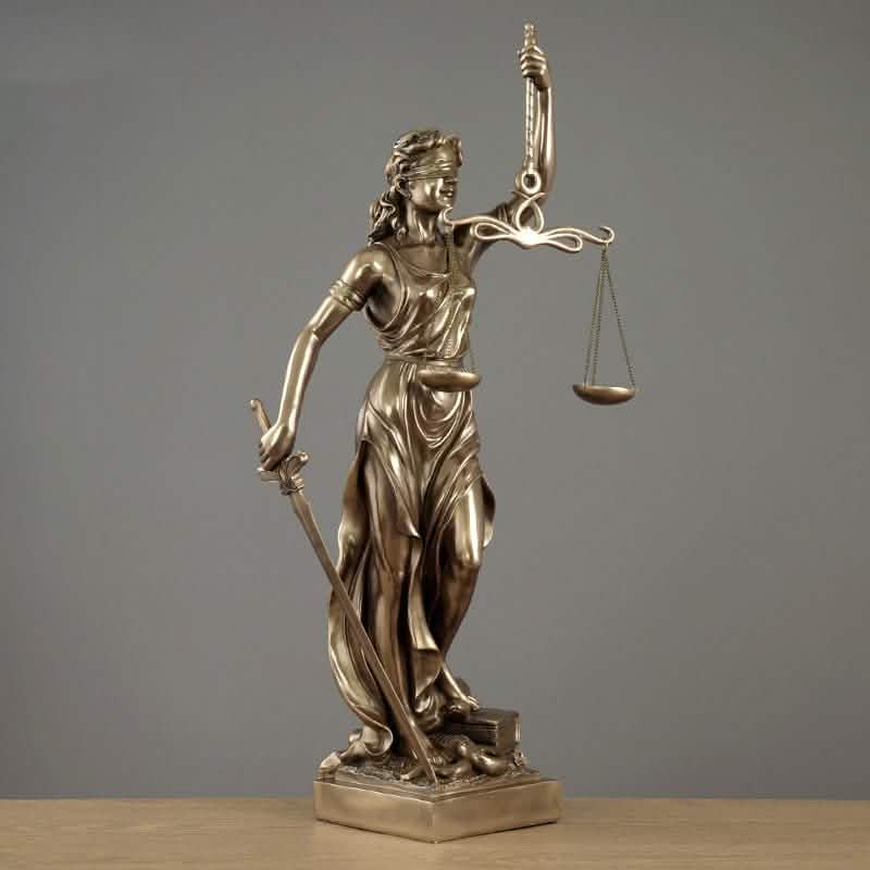 Justice Goddess Statue – Modern Luxury Décor - Small -