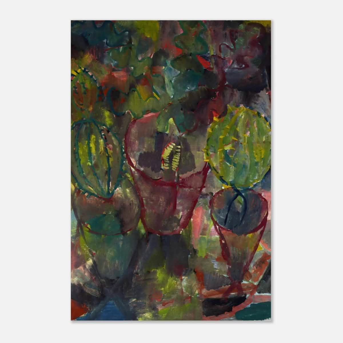 Kakteen by Paul Klee (1912) | Vintage wall art print - Acrylic Print - 30x45 cm / 12x18″ -
