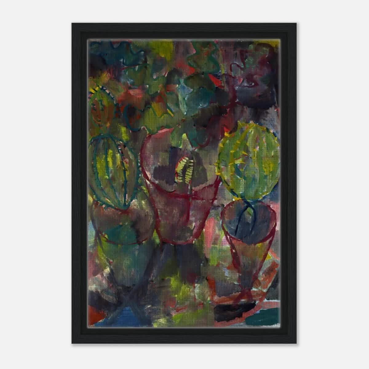 Kakteen by Paul Klee (1912) | Vintage wall art print - Acrylic Print - 30x45 cm / 12x18″ -