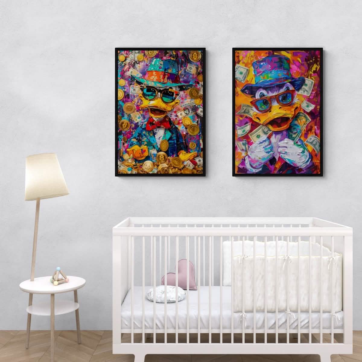 Kids Bedroom Set | Scrooge McDuck - Canvas - 30X45 CM / 12X18″ -