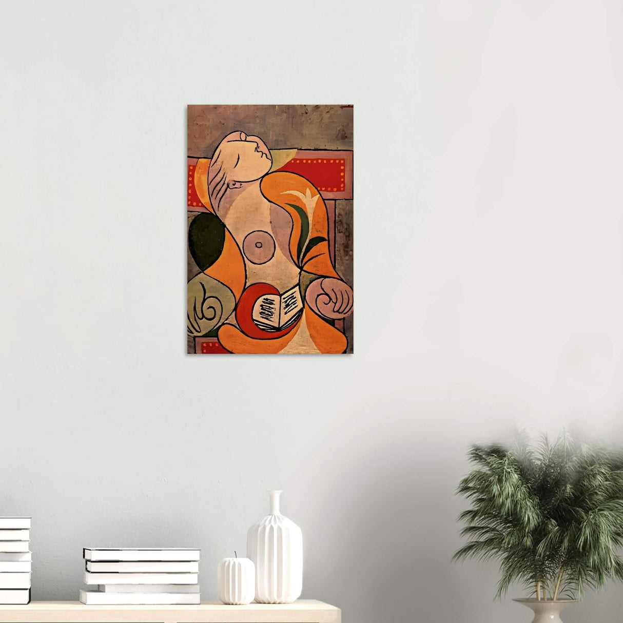 La Lecture by Pablo Picasso 1932 - Wood Prints - 40x60 cm / 16x24″ - 20 mm