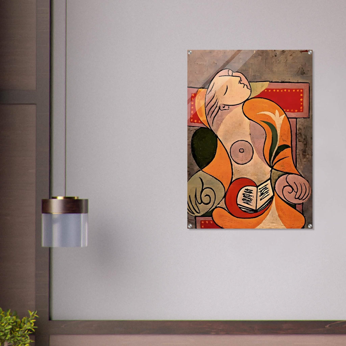 La Lecture by Pablo Picasso 1932 - Acrylic Print - 70x100 cm / 28x40″ -