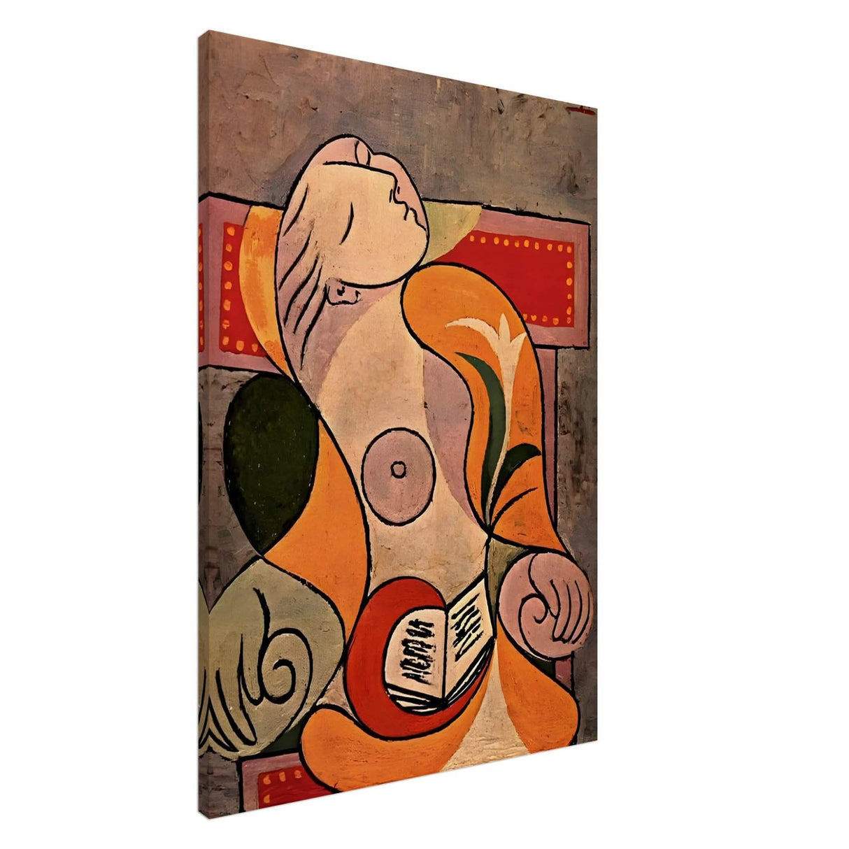 La Lecture by Pablo Picasso 1932 - Canvas - 70x100 cm / 28x40″ - Slim