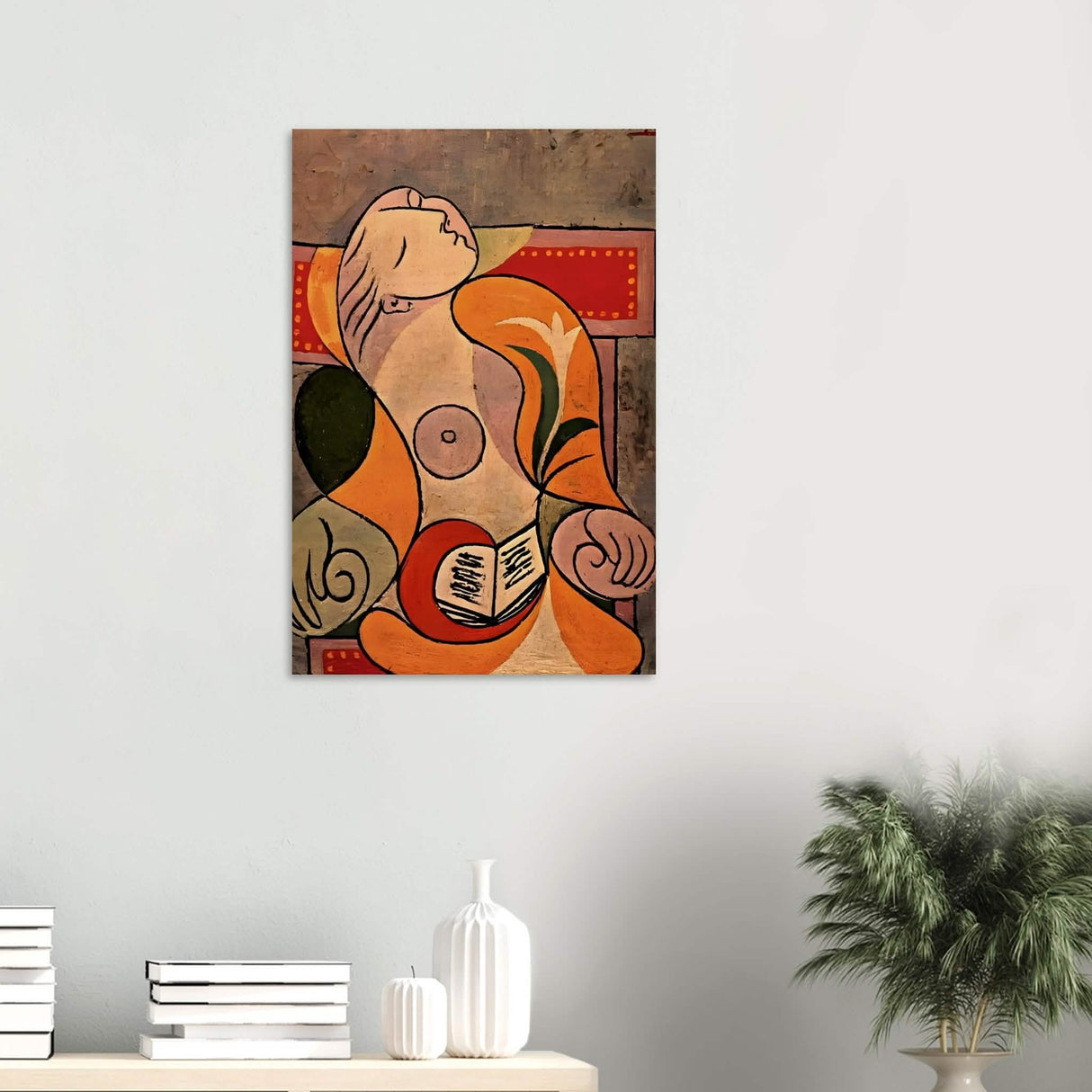 La Lecture by Pablo Picasso 1932 - Wood Prints - 50x75 cm / 20x30″ - 20 mm