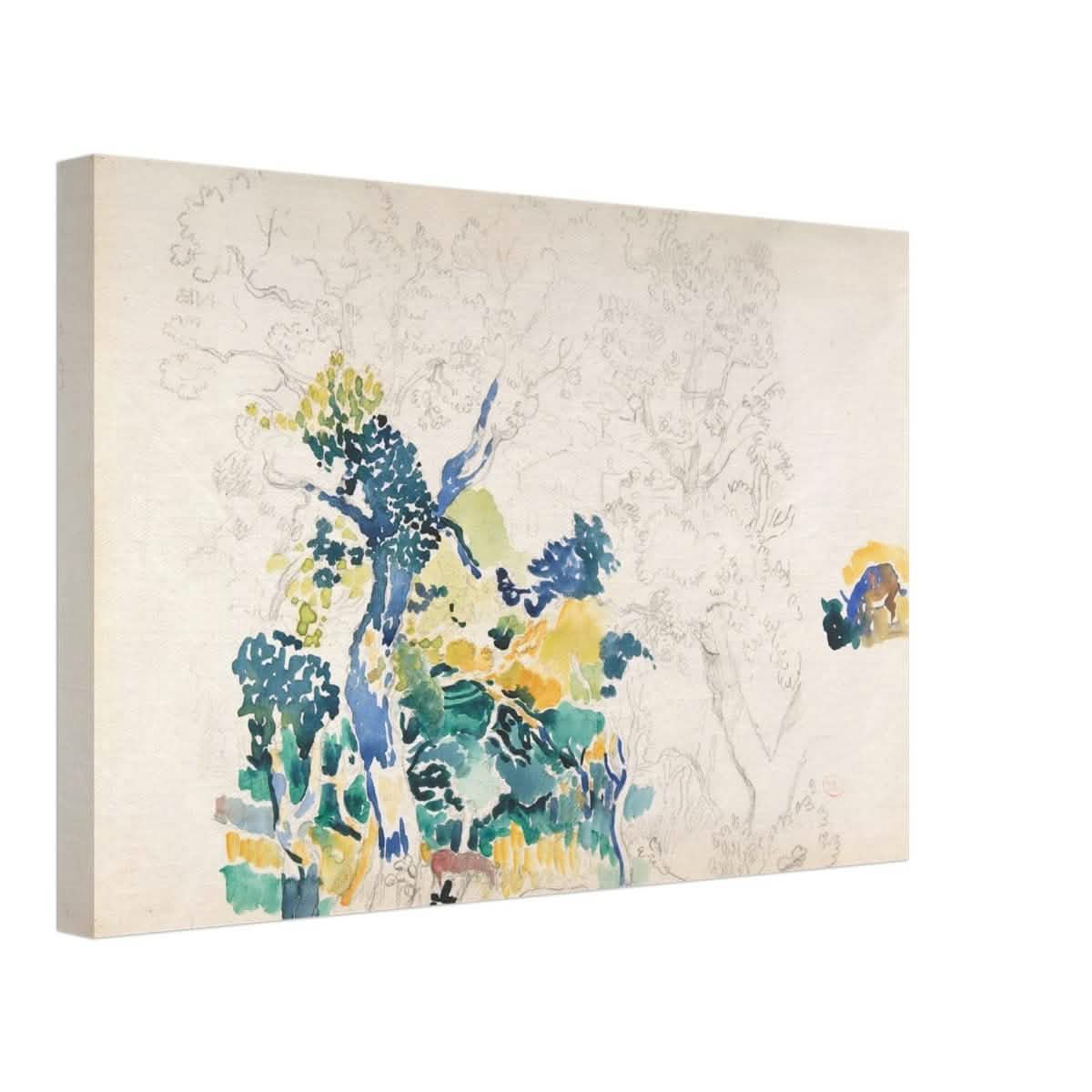 Landscape Painting by Henri - Edmond Cross - Canvas - 30x45 cm / 12x18″ - Slim