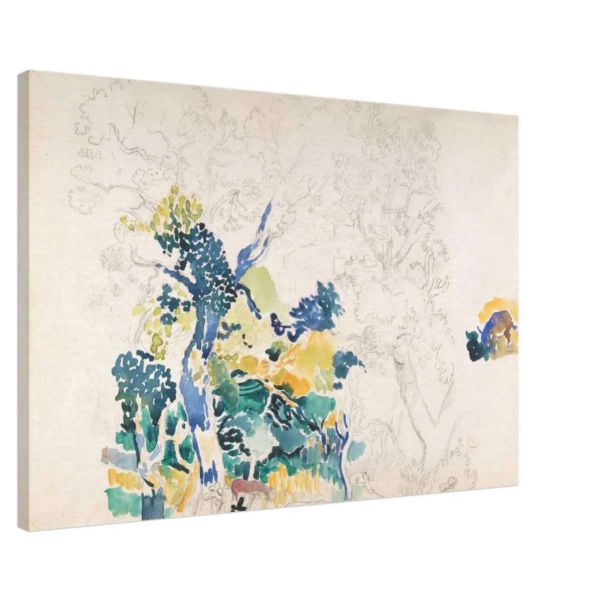 Landscape Painting by Henri - Edmond Cross - Canvas - 60x90 cm / 24x36″ - Slim