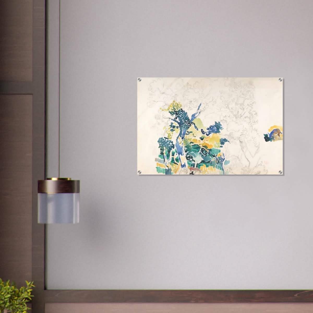 Landscape Painting by Henri - Edmond Cross - Acrylic Print - 60x90 cm / 24x36″ -