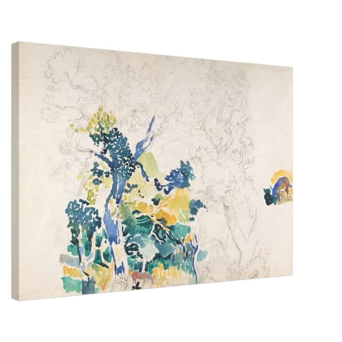 Landscape Painting by Henri - Edmond Cross - Canvas - 60x90 cm / 24x36″ - Thick