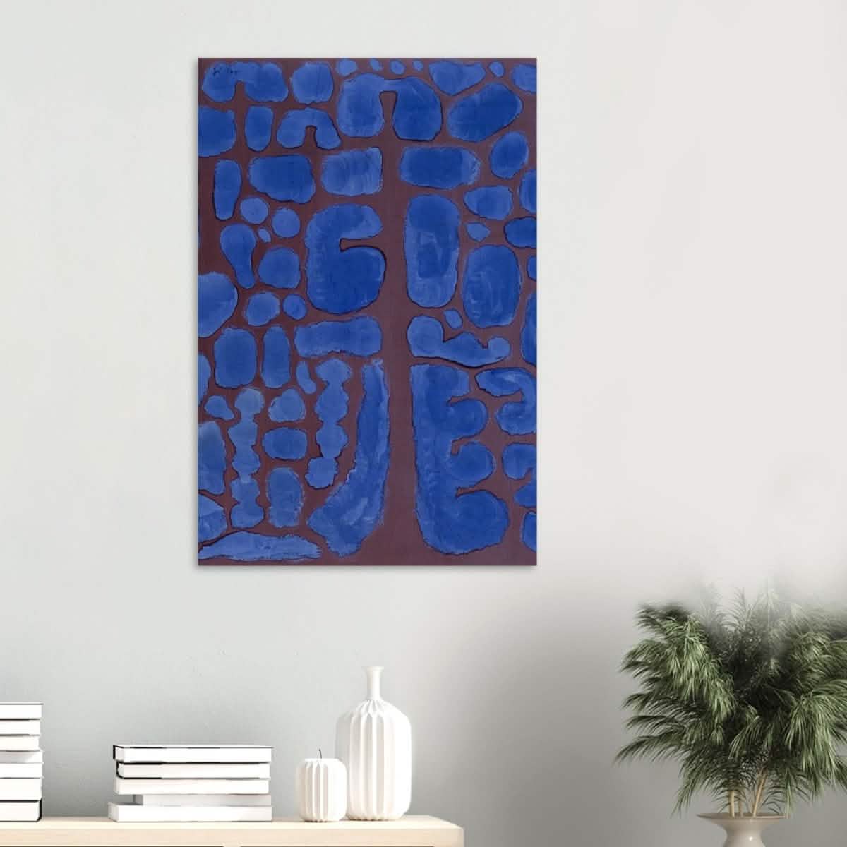 Late Evening Looking Out of the Woods by Paul Klee - Wood Prints - 60x90 cm / 24x36″ - 20 mm
