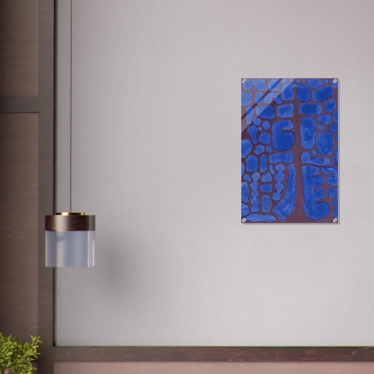 Late Evening Looking Out of the Woods by Paul Klee - Acrylic Print - 50x75 cm / 20x30″ -