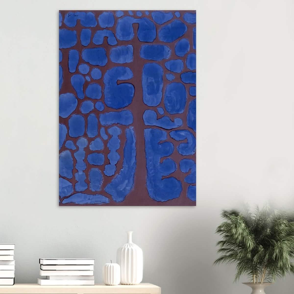 Late Evening Looking Out of the Woods by Paul Klee - Wood Prints - 70x100 cm / 28x40″ - 20 mm