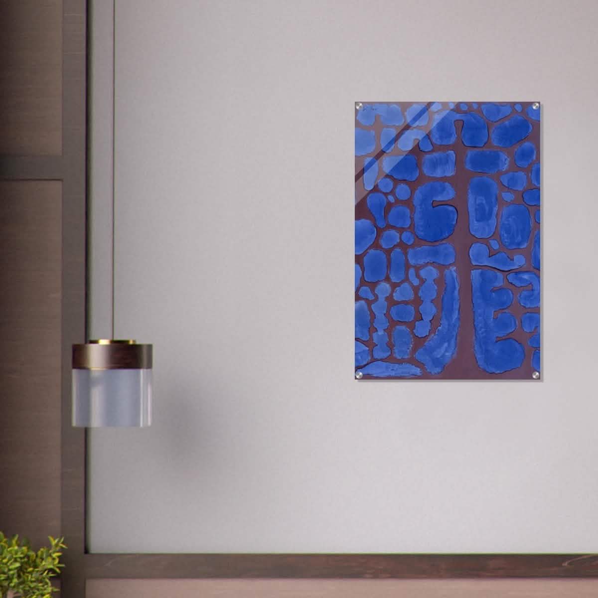 Late Evening Looking Out of the Woods by Paul Klee - Acrylic Print - 60x90 cm / 24x36″ -