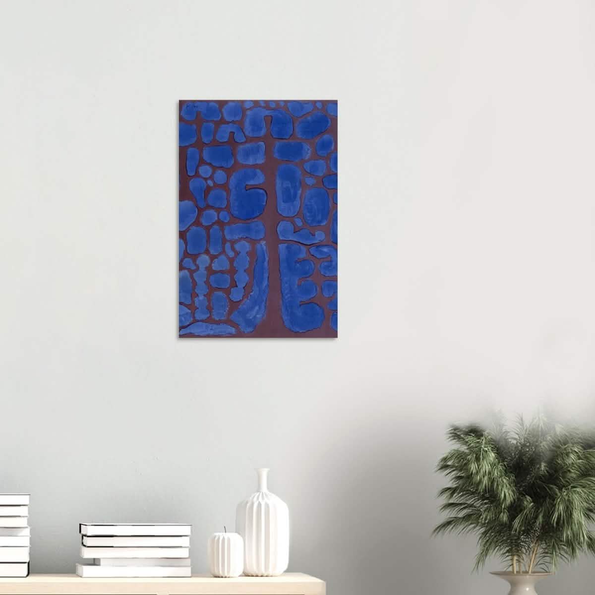 Late Evening Looking Out of the Woods by Paul Klee - Wood Prints - 40x60 cm / 16x24″ - 20 mm