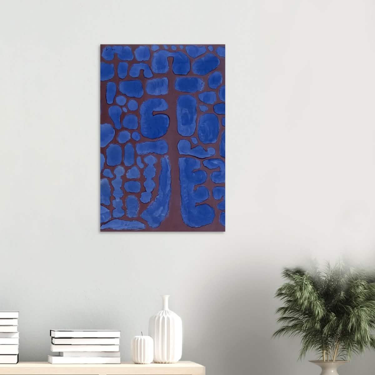 Late Evening Looking Out of the Woods by Paul Klee - Wood Prints - 50x75 cm / 20x30″ - 10 mm