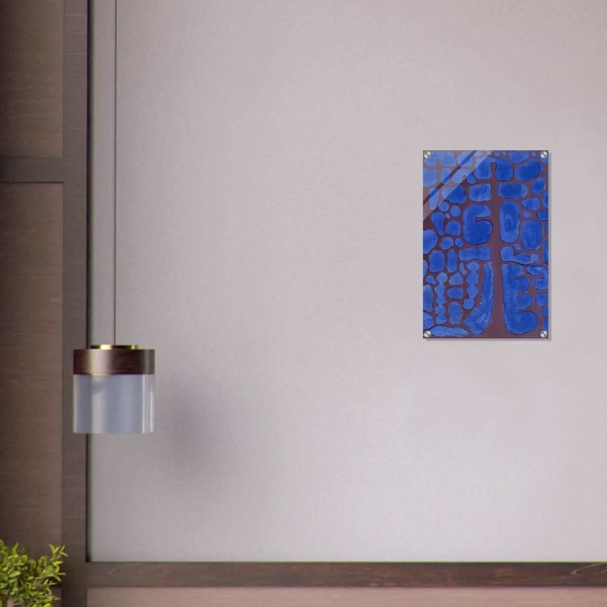 Late Evening Looking Out of the Woods by Paul Klee - Acrylic Print - 40x60 cm / 16x24″ -