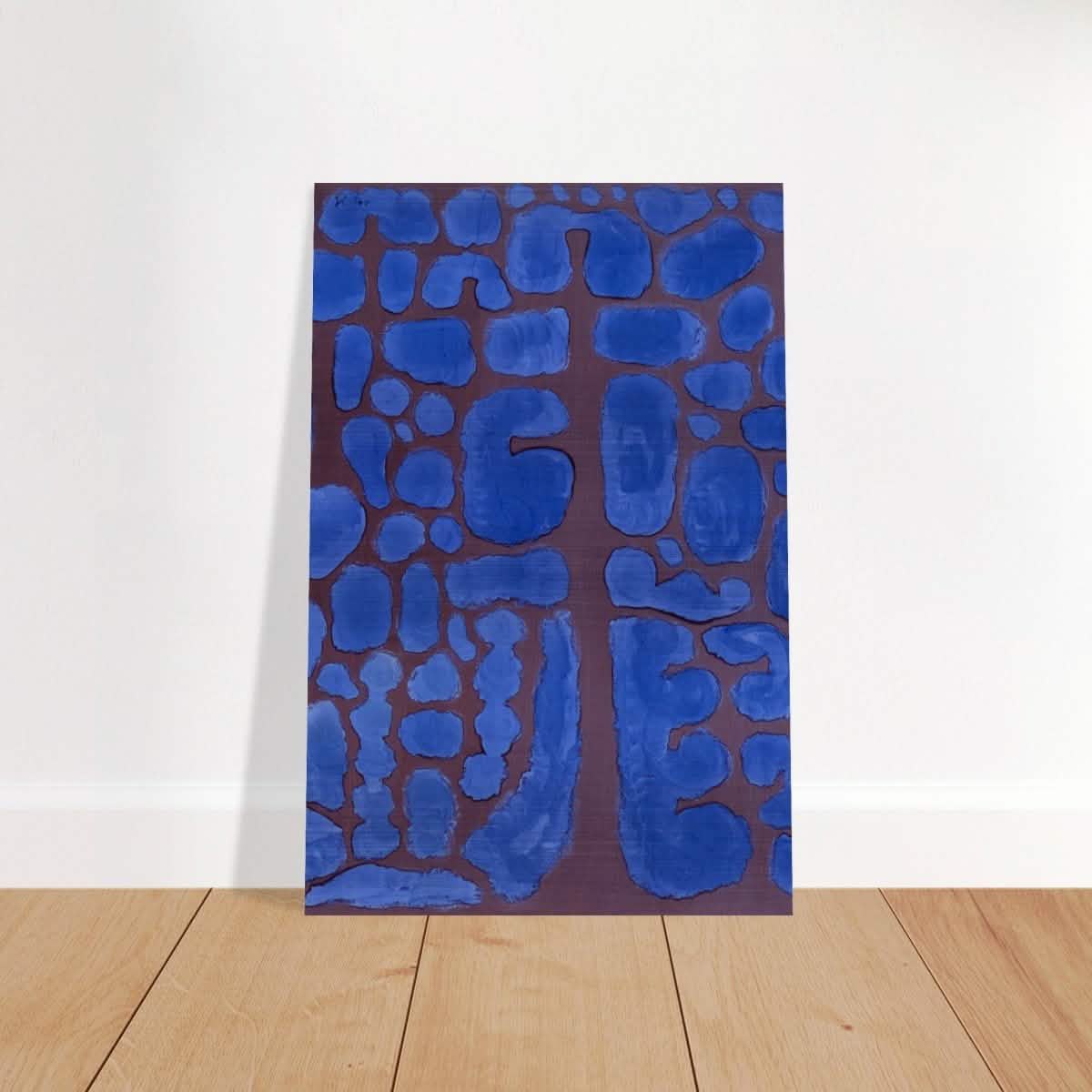 Late Evening Looking Out of the Woods by Paul Klee - Brushed Aluminum Print - 30x45 cm / 12x18″ -