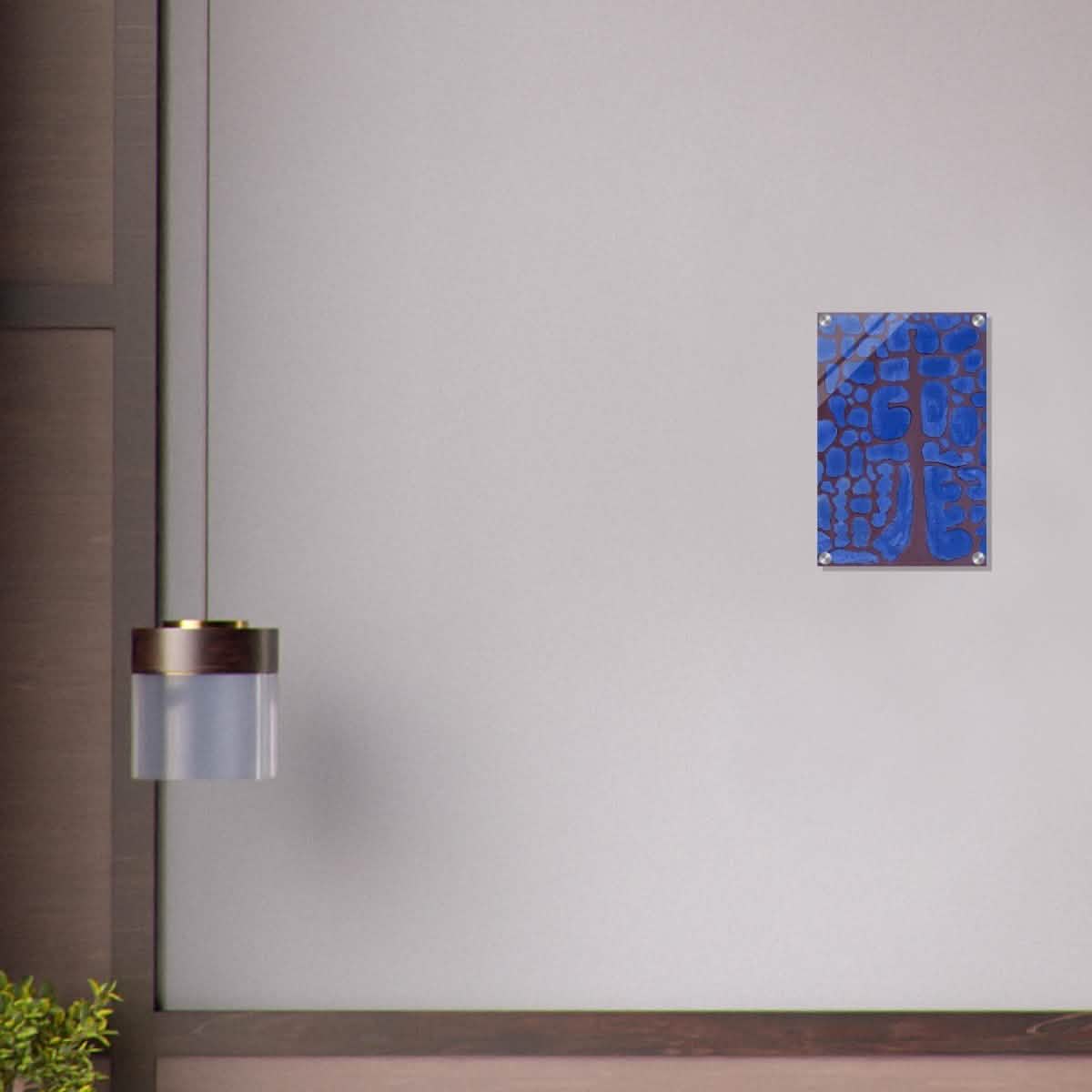 Late Evening Looking Out of the Woods by Paul Klee - Acrylic Print - 30x45 cm / 12x18″ -