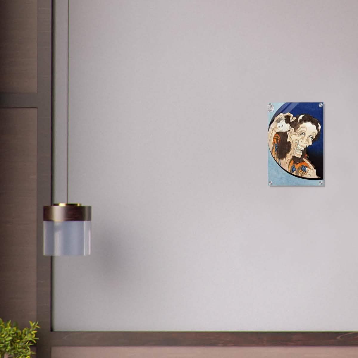 Laughing Demon by Katsushika Hokusai 1831 Wall art Japanese Art - Acrylic Print - 30x45 cm / 12x18″ -