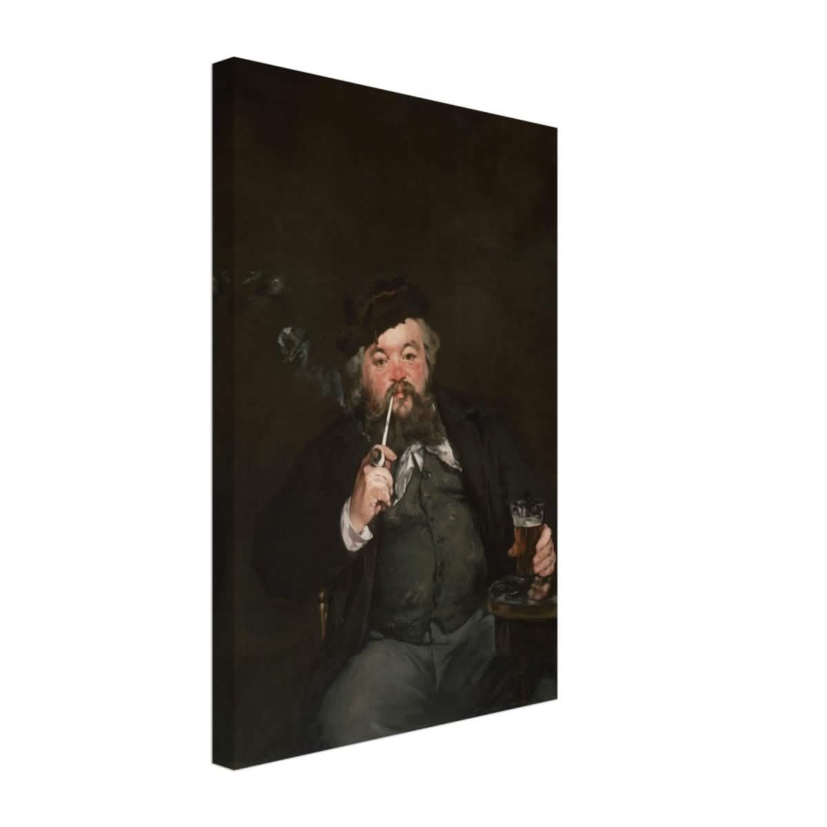 Le Bon Bock (1873) by Édouard Manet | The Good Pint | Vintage wall art print - Canvas - 30x45 cm / 12x18″ -